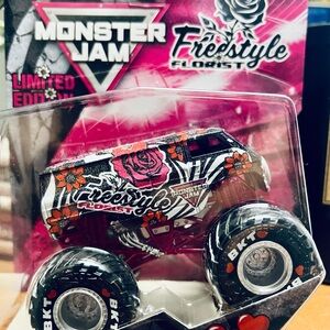 Monster Jam Freestyle Florist 1st Valentines Day Limited Edition Truck1 of 5,000